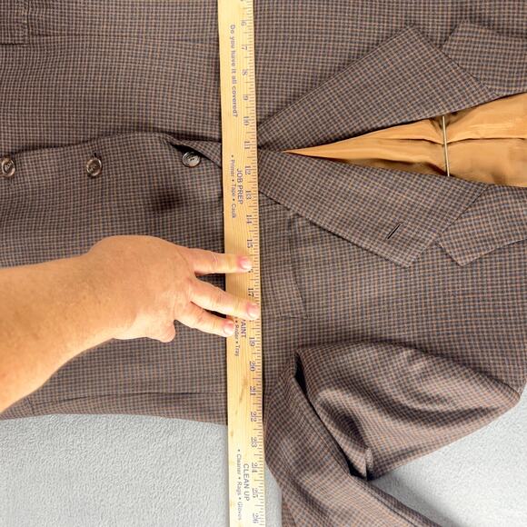 Brioni Senato Italy 100% Wool Brown 3 Button Single Breast Blazer Jacket 44 R - Picture 13 of 13